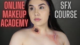 Online Makeup Academy SFX Course Review &amp; Demo