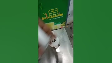 Sugarcane floor model machine packing video serial number 670