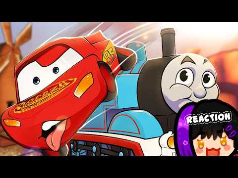 Freshy Kanal "Lightning McQueen vs Thomas the Tank Engine - RAP BATTLE!" Reaction