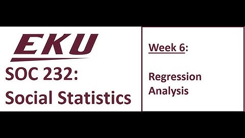 Module 6: Performing Regression Analysis