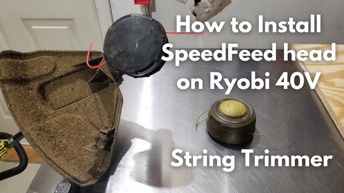 How to Install a RYOBI REEL-EASY SPEED WINDER Bump Feed Trimmer Head 