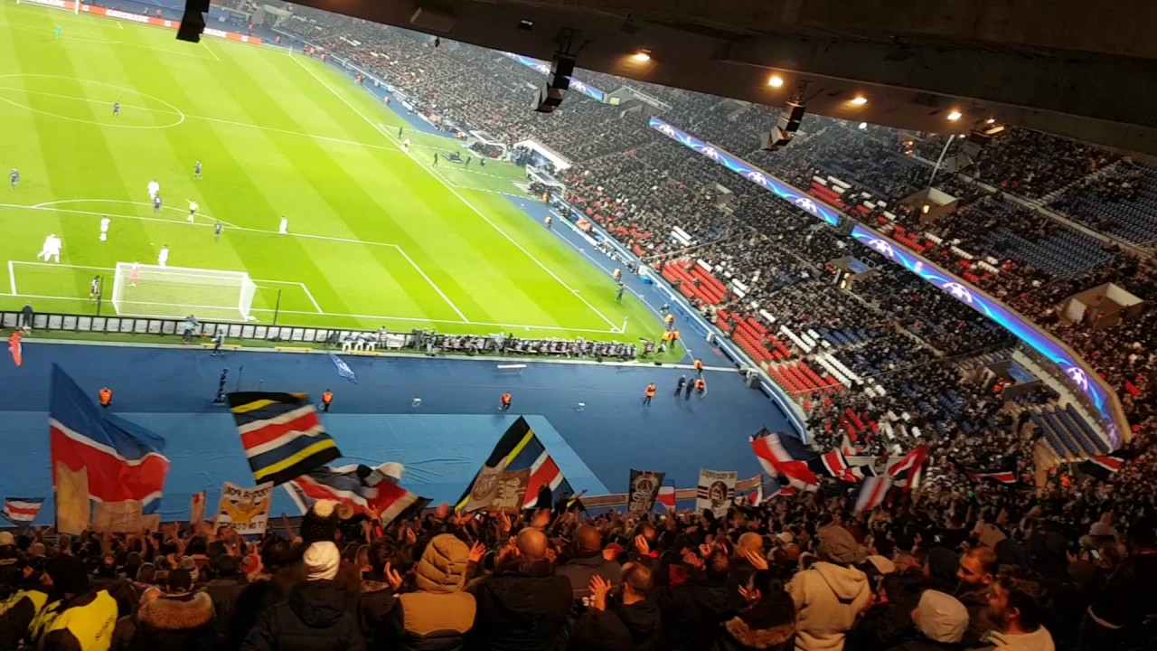 PSG Ludogorets Ultras Virage Auteuil Nouveau Chant YouTube
