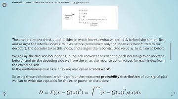 ADSP - 04 Lloyd-Max Quantizer - 03 Minimizing the Expectation of the Quantization Error Power
