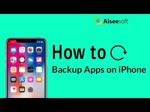Easy Backup | How to Backup Apps on iPhone