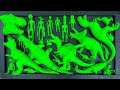 Dinosaurus Jurassic World Dominion:T-Rex, Siren Head, Kingkong, Giganotosaurus, Godzilla, Skibidi