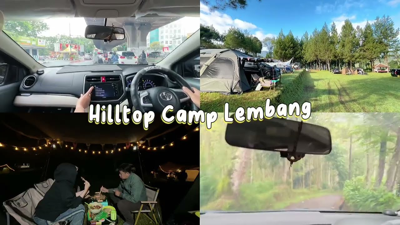 camping asik di Hilltop Lembang dengan tenda Altrek HILGERS