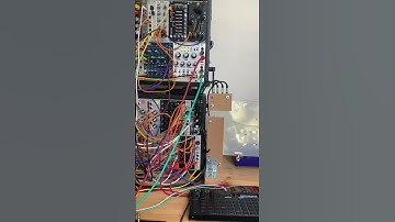 Making music with glass reflections and a modular synth