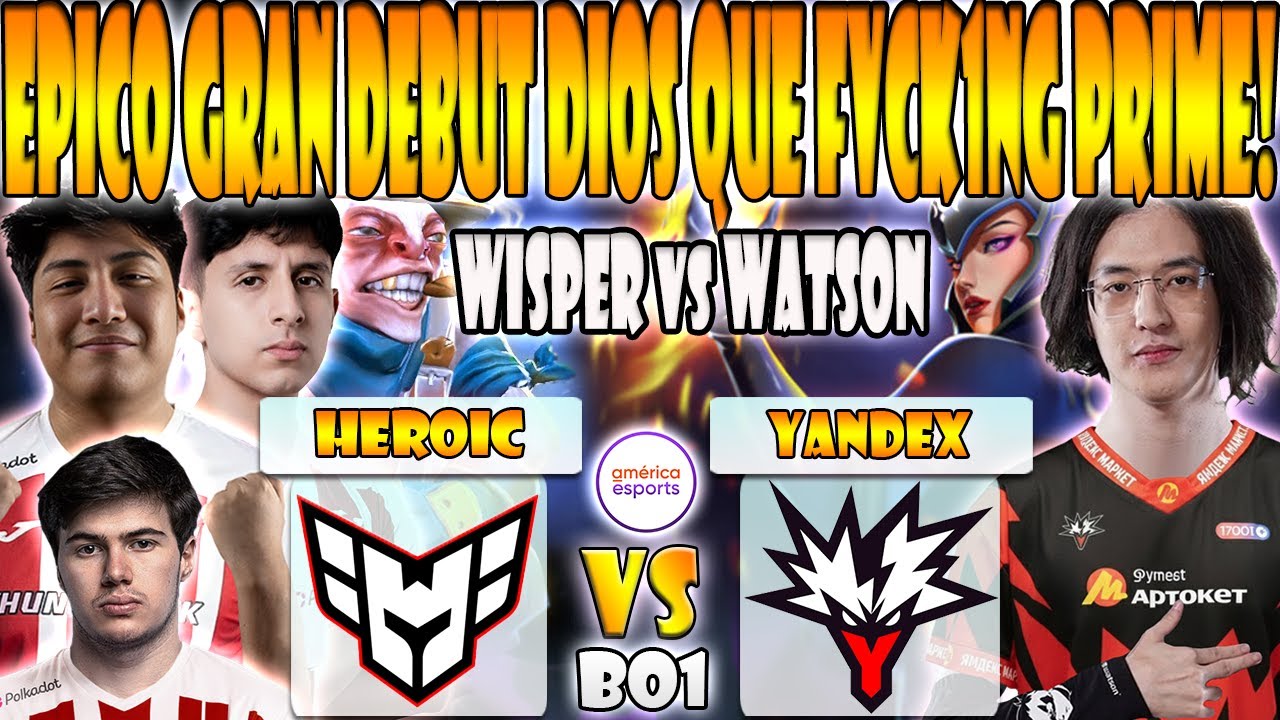 HEROIC vs YANDEX [BO1] WISPER, TAILUNG, YUMA VS WATSON, CHIRA JUNIOR - BLAST SLAM VI 2026 - DOTA 2