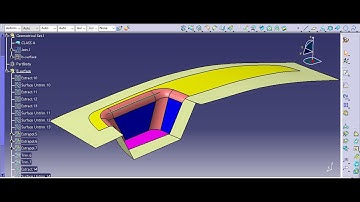 How to create B surface in plastic design Practically on Catia V5