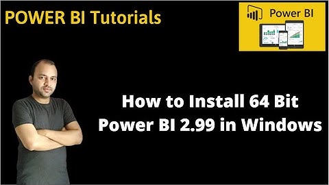 Download and Install 64 bit Power BI Desktop 2.99 Free on Windows 10