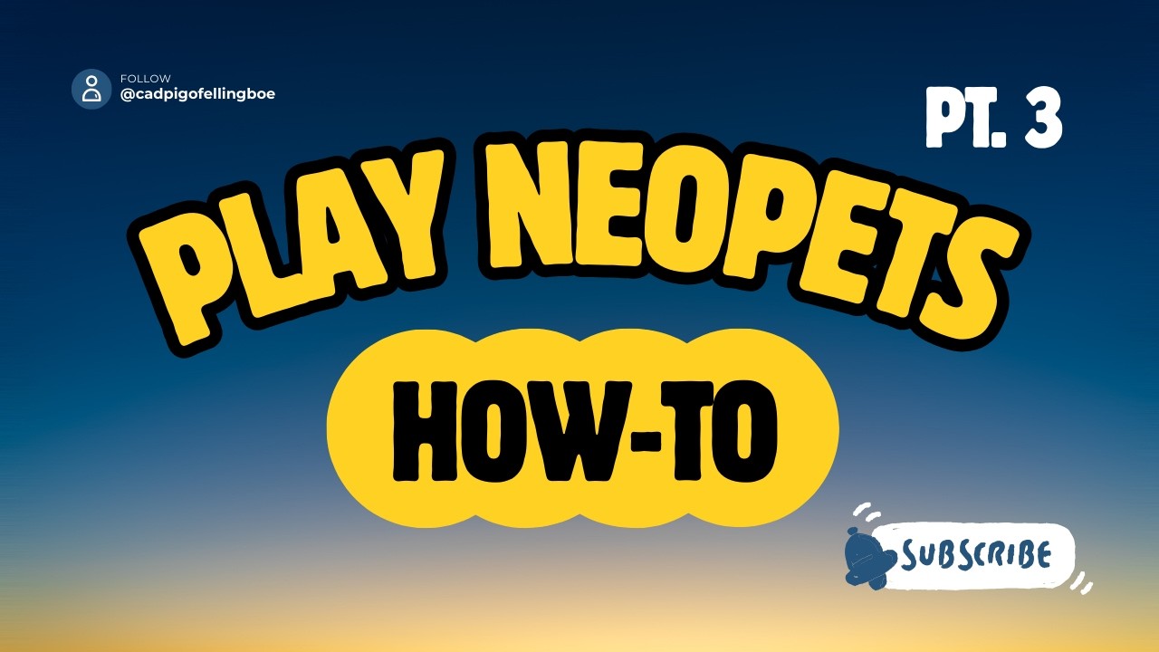 Customizing Your Look on NeoPets with HTML in 2026?! pt.2 (Step-by-Step ...
