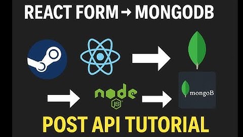 Part-1 || Save React Form Data to MongoDB with Node.js API | MERN Stack Full Tutorial (POST Method)