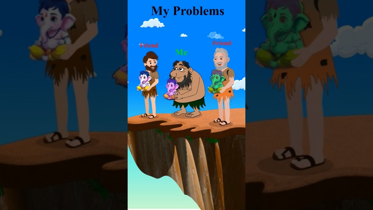 Ganesh Visarjan | Ganapati Bappa Morya | Ganapati Bappa Visarjan Cartoon 