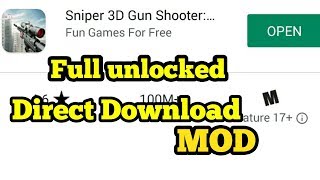 Sniper 3D MOD Apk Latest full version free  Direct download Android Gaming screenshot 2