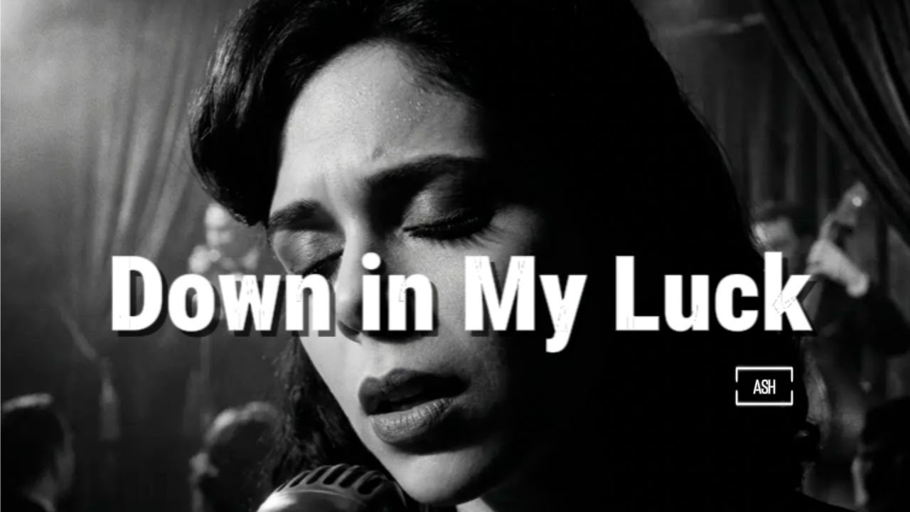 Down in My Luck - Ashley Pat | Vintage Dark Blues (Official Visualizer) #bluesmusic