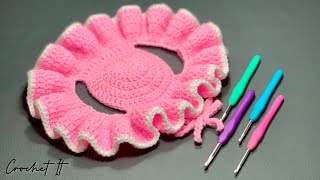 Crochet Dog Bucket Hat | Large | Full tutorial | Crochet It
