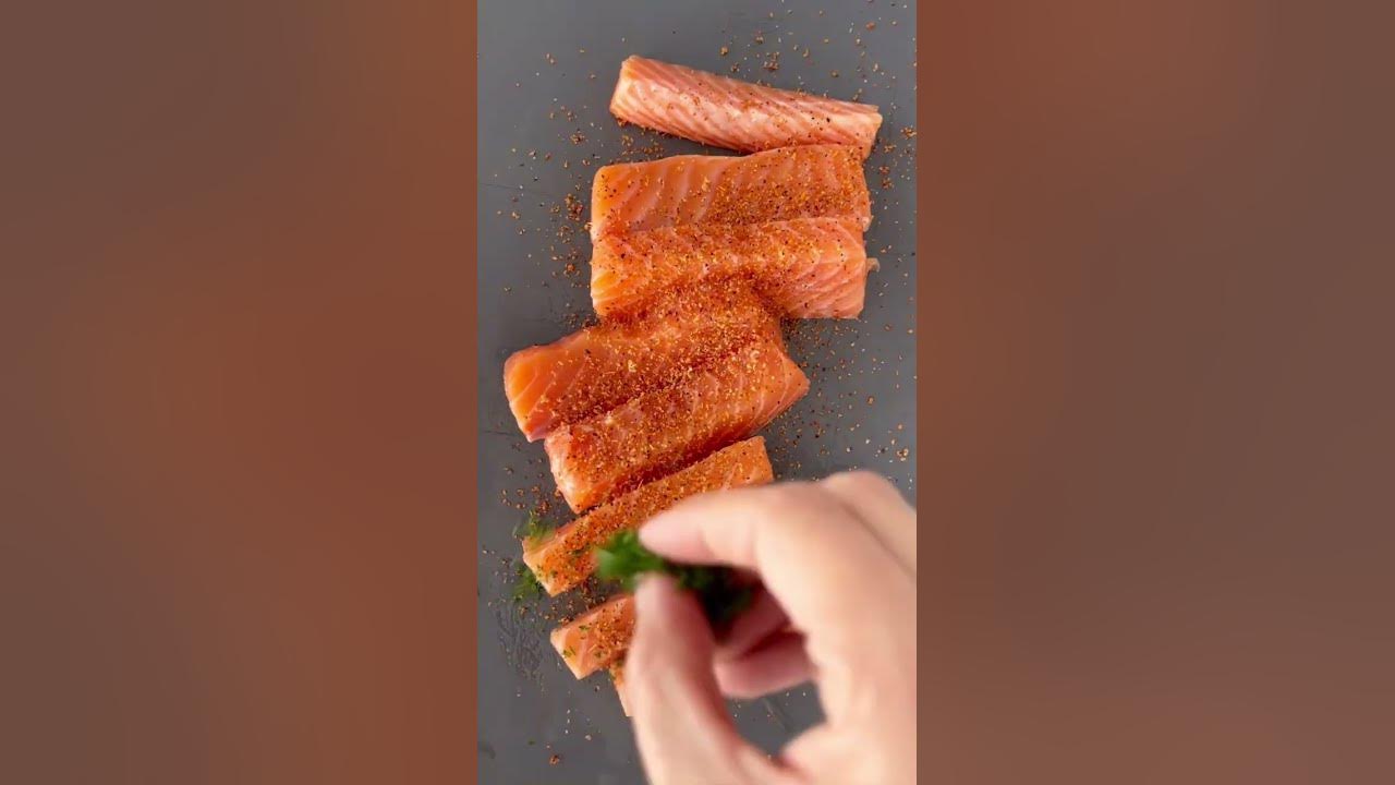 Air Fryer Salmon Fish Sticks 