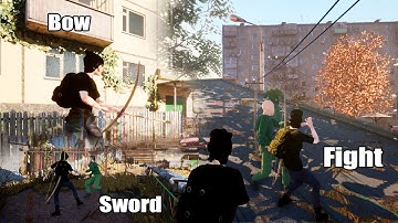 Project survival | Post Soviet World | Unreal Engine 4 | Advanced Fighting/Sword/Bow