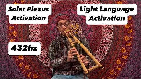 432Hz Solar Plexus Activation | Light Language Transmission for Empowerment & Light Body Connection