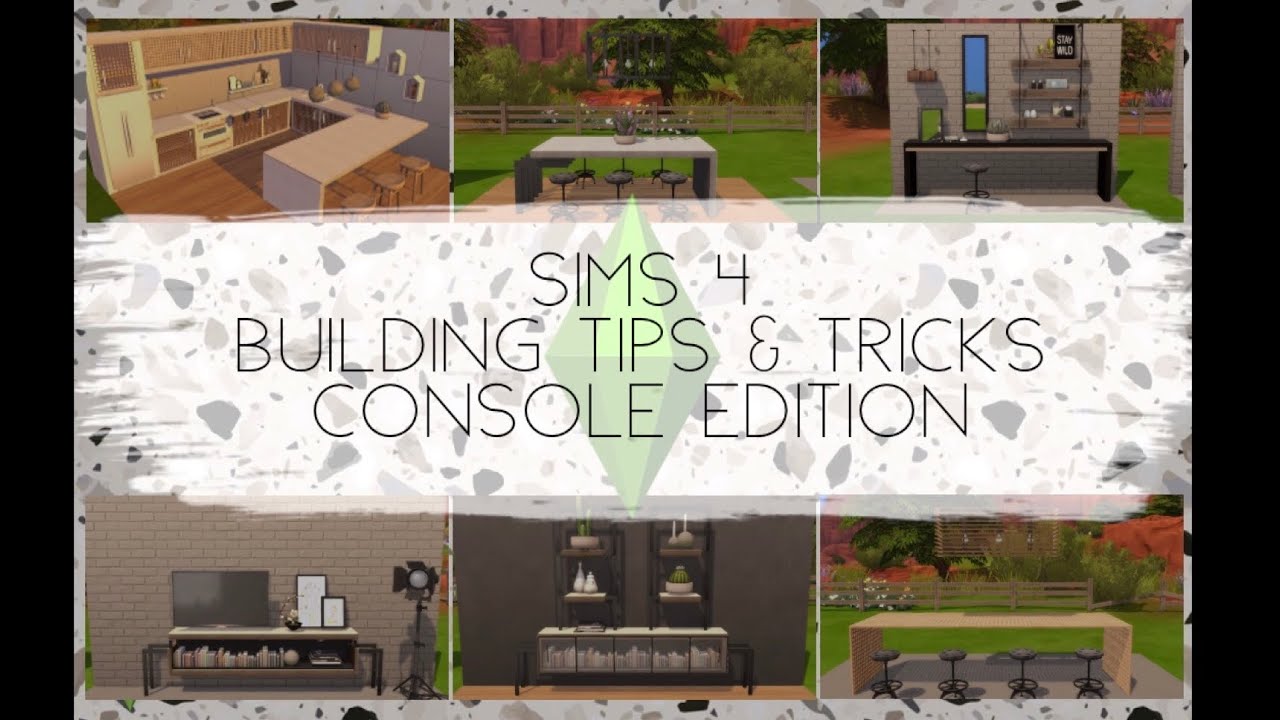 Sims 4 | Building Tips & Tricks | Furniture | Console (PS4) - YouTube