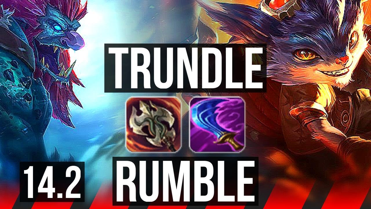 TRUNDLE vs RUMBLE (TOP) Rank 2 Trundle, 70 winrate KR Grandmaster