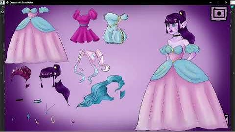 Showing off the dress up game I made on GameMaker