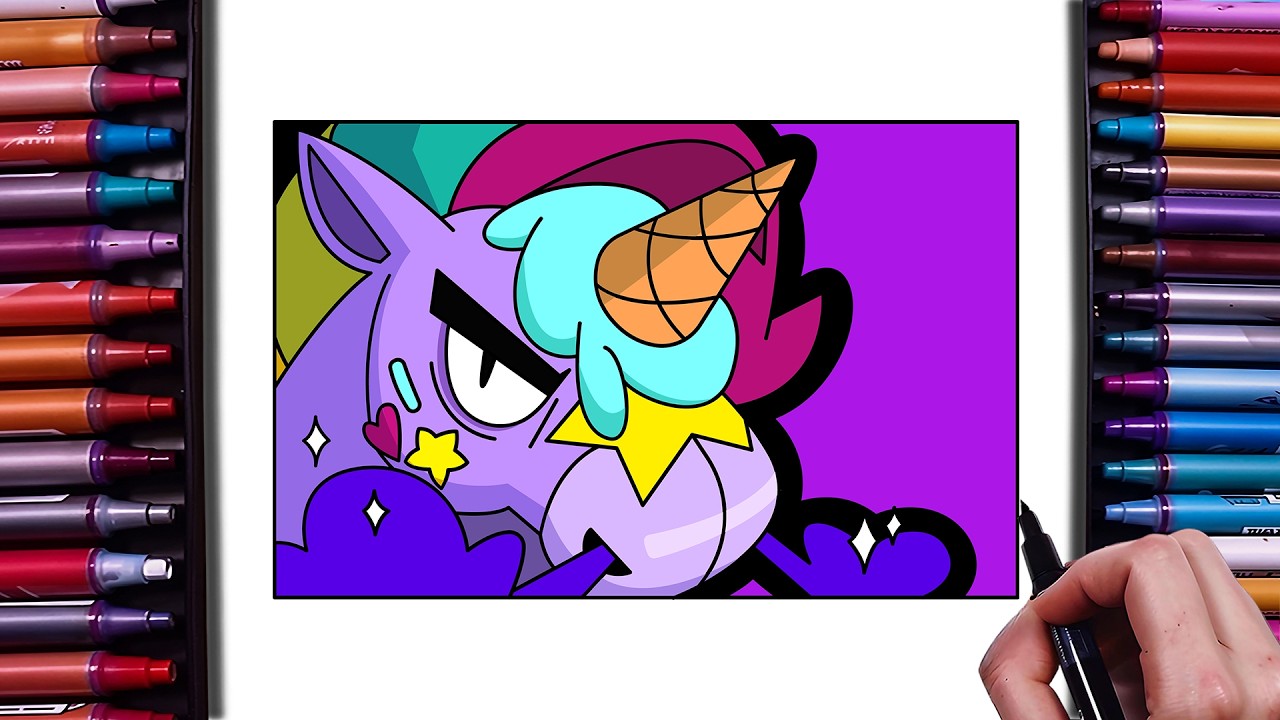 How to Draw Berry Profile Icon From Brawl Stars  | How to Draw Brawl Stars