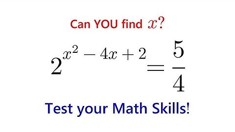 This Exponential Equation Is Easier Than It Looks. Can You Solve It?