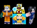 Minecraft Bob Esponja (a luta de Naruto e Esponja versus Sasuke)