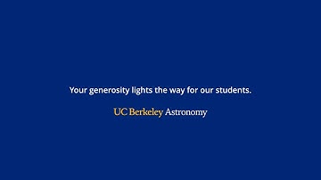 Dept. of Astronomy - Your Generosity Lights the Way