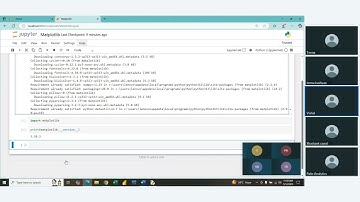 Data Analytics Course Batch21 MATplotlib Training : Session 1