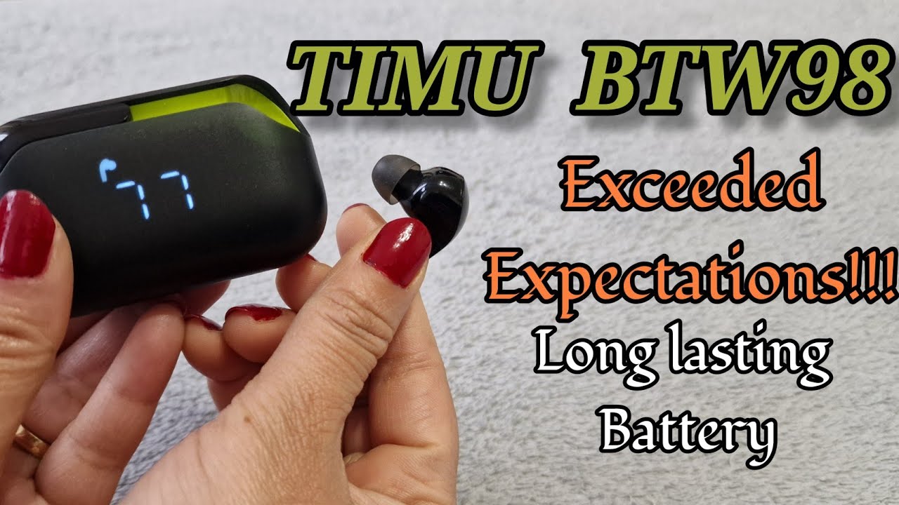 TIMU BTW98 Earbuds || The best headphones || Exceeded expectations