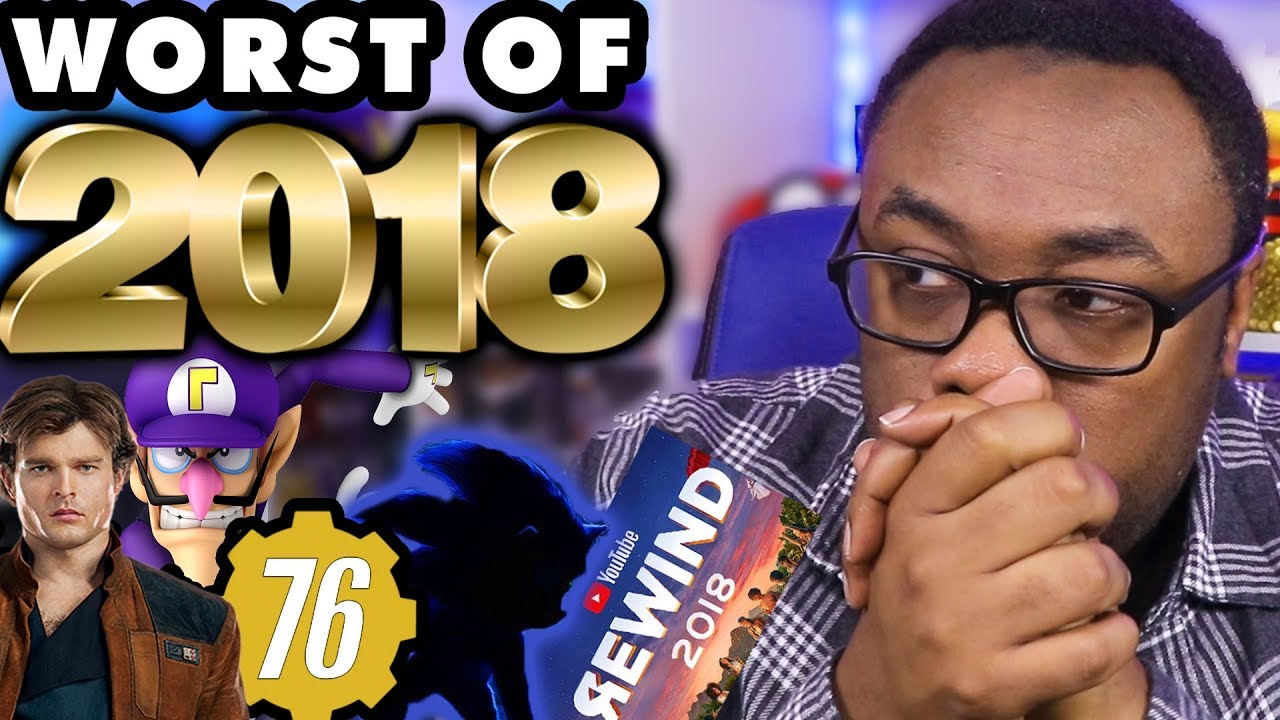 WORST OF 2018 (Movies, Games, Geek) - Black Nerd Rants - YouTube