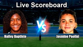 Hailey Baptiste vs Jasmine Paolini Live Score - WTA Madrid, Spain Women Singles