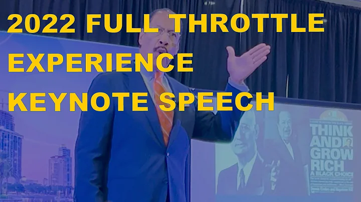 Dr. Dennis Kimbro Keynote Speech at FTX 2022 (Full...