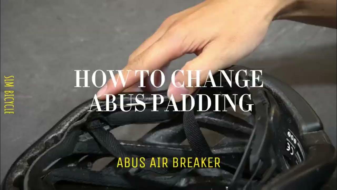 How to change ABUS helmet Padding YouTube