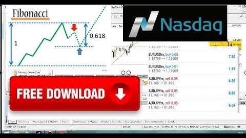 Fibonacci Gold Signals Indicator MT4 Nasdaq100 Forex Tradings (FREE Download)