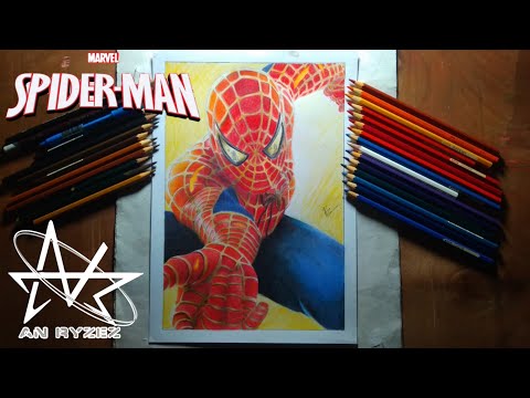 marvel-:-spiderman-(peter-parker)---speed-drawing-||-anryzez