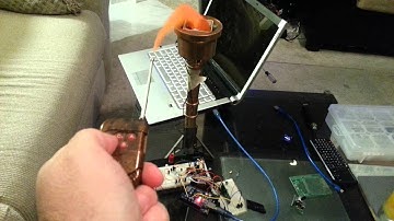 Arduino + wireless + 555 flip flop controls torch