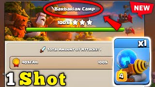 1 Shot Max Barbarian Camp | Clan Capital