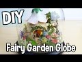 DIY Miniature Fairy Garden Dollhouse Kit with Totoro and Working Lights!