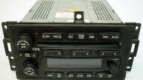 04-08 Pontiac Grand Prix - Remove or replace the stock radio head unit