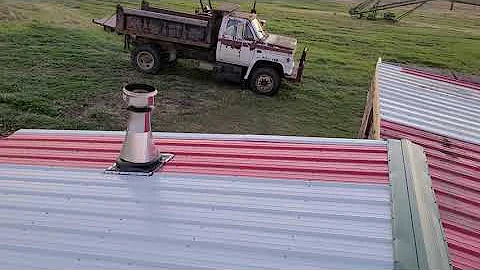 Fall evening at Osterberg homestead.