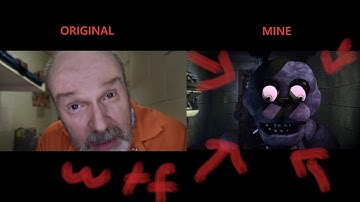 (FNAF/SFM/MEME) The Animatronics Do Get A Bit Quirky At Night | My Version VS Original