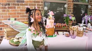 Magical Fairy Garden 8th Birthday Party with a REAL UNICORN!