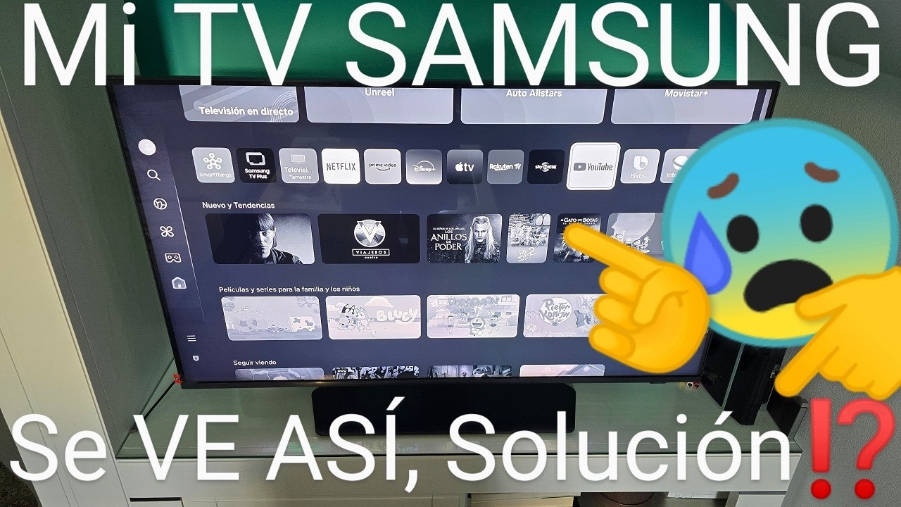 📺⬜⬛ SMART TV SAMSUNG se VE en BLANCO y NEGRO 👈 AQUÍ tienes 2 SOLUCIONES