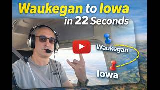 Flight from Waukegan IL (KUGN) to Keokuk IA (KEOK) in 22 seconds.