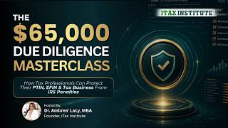 FREE Tax Preparer Due Diligence Training | Form 8867, EITC, CTC, AOTC & HOH