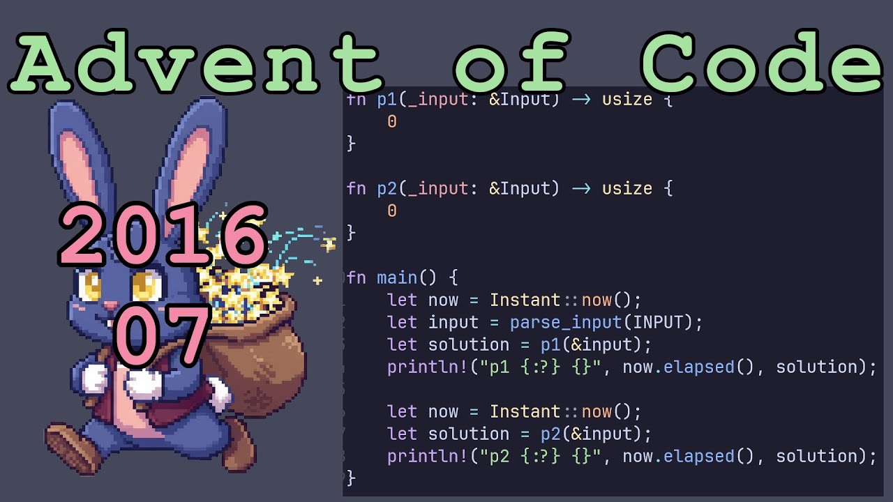 Internet Protocol Version 7 - Advent of Code - 2016 - 07 - YouTube