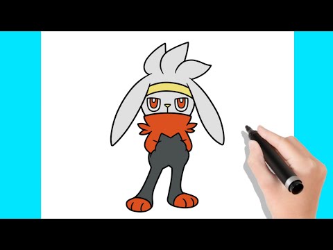 Como dibujar Pokmon Raboot